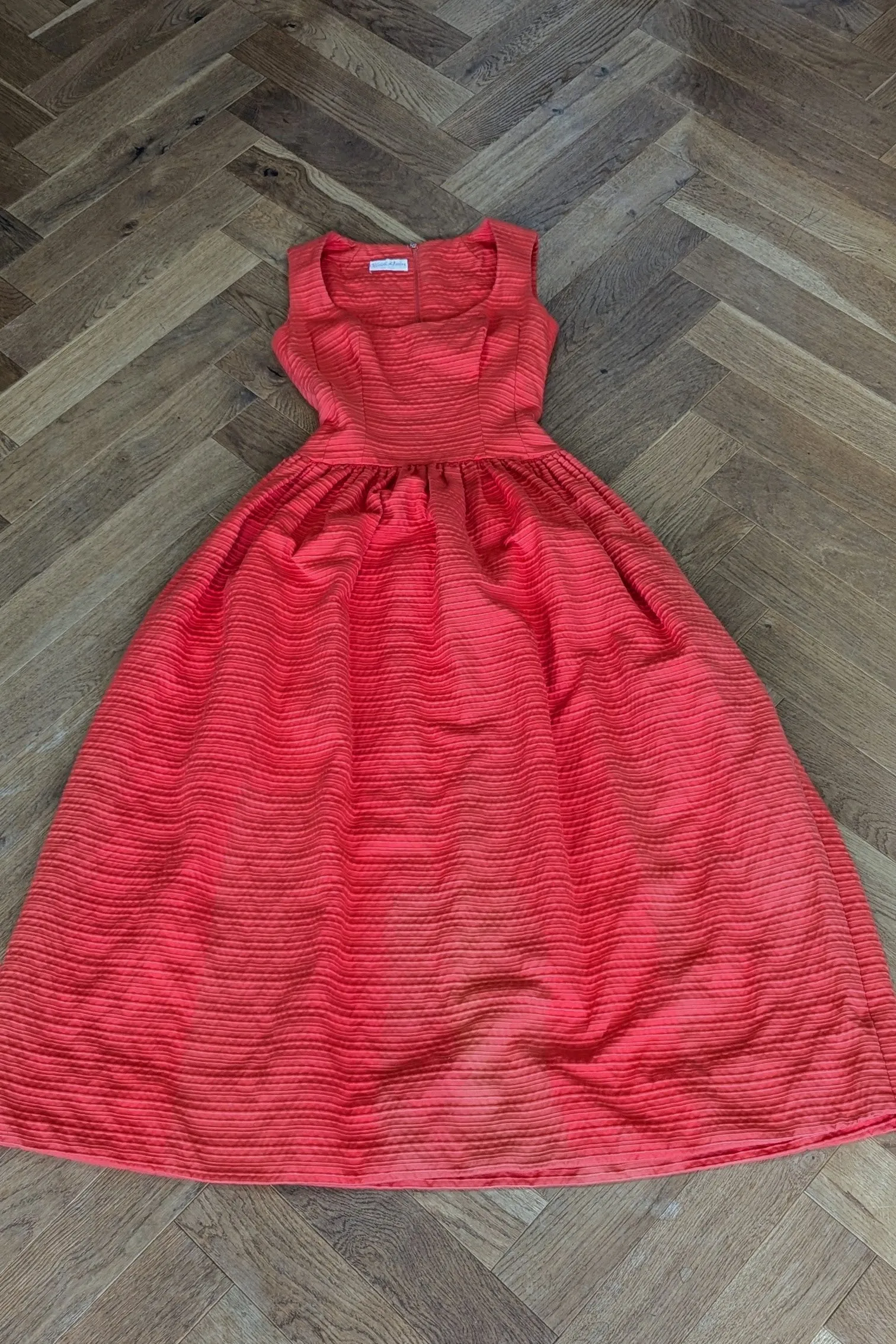 1950s Elizabeth Arden Red Dress