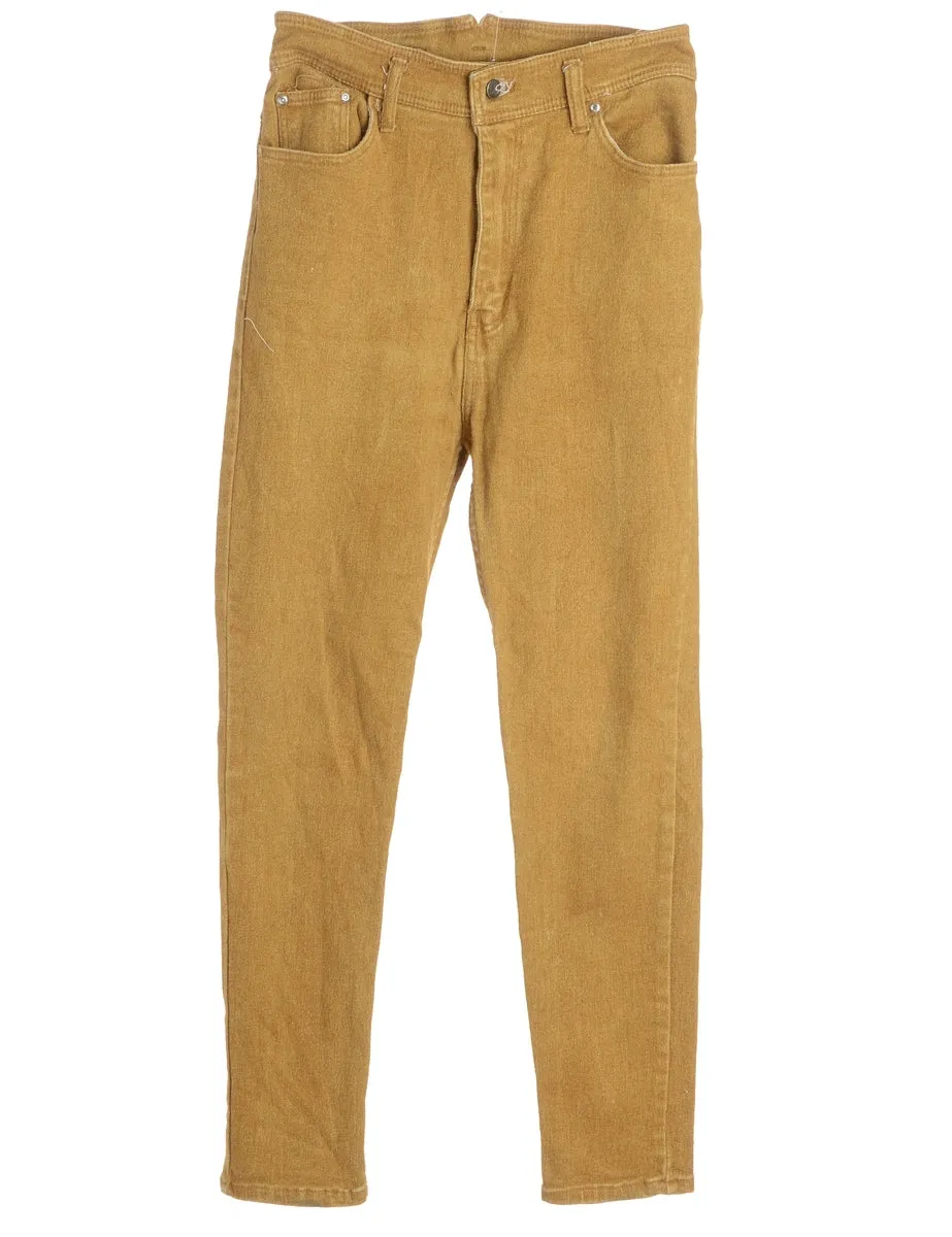 1990s Mustard Straight Fit Jeans