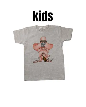 23031  T-Shirt　Kids アッシュグレー