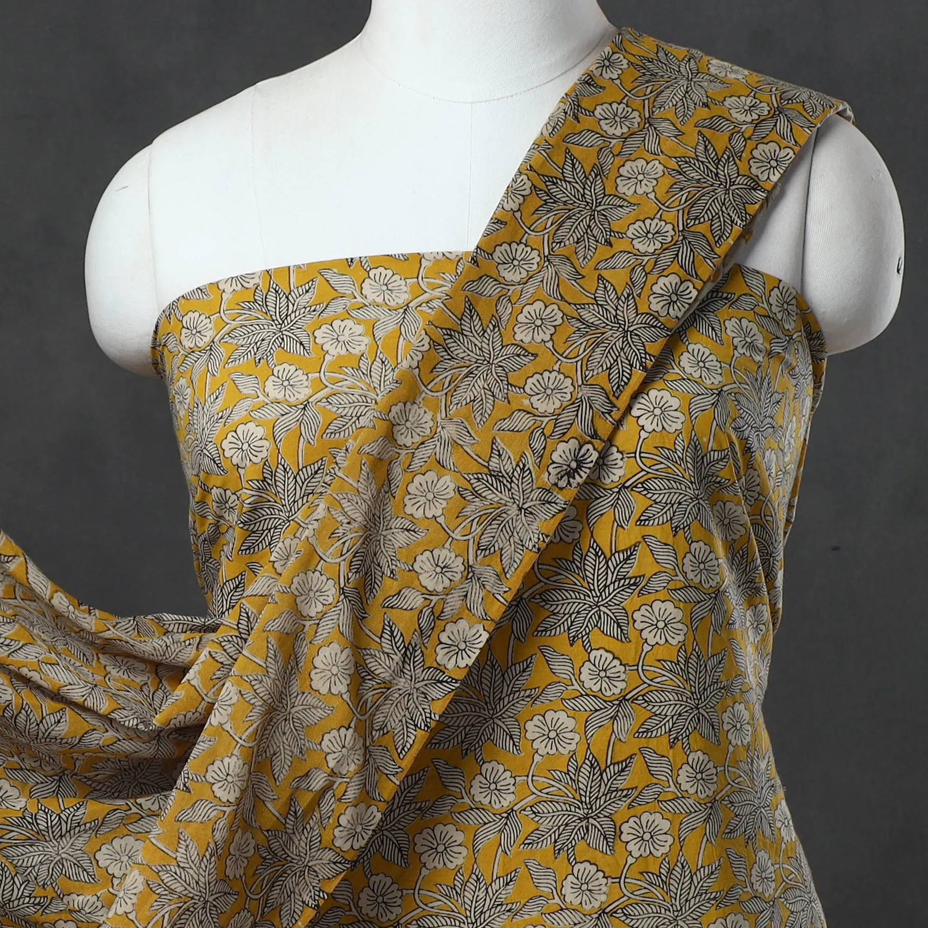 3pc Kalamkari Print Cotton Dress Material 01