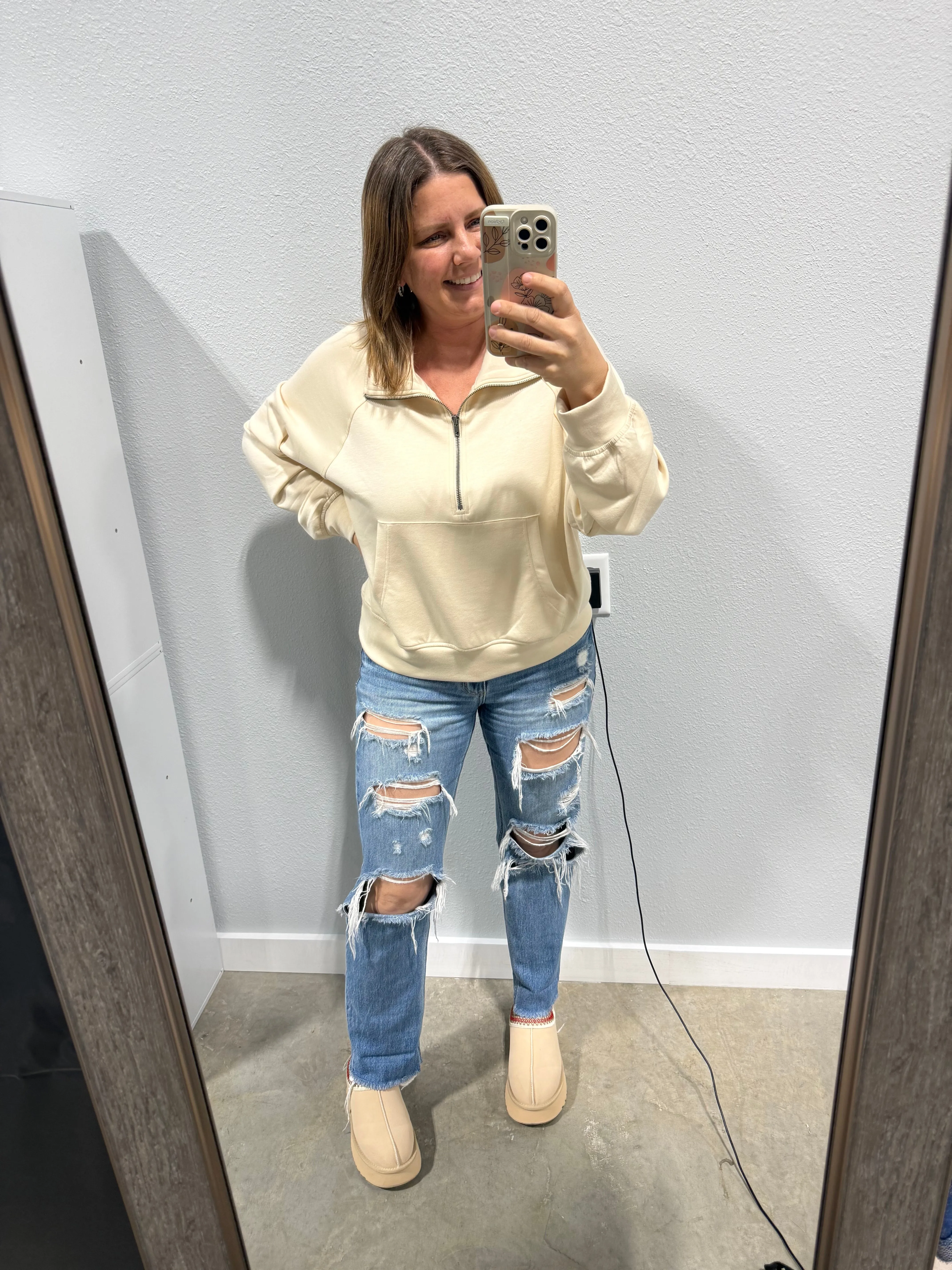 Abbie High Rise Girlfriend Ankle Jeans