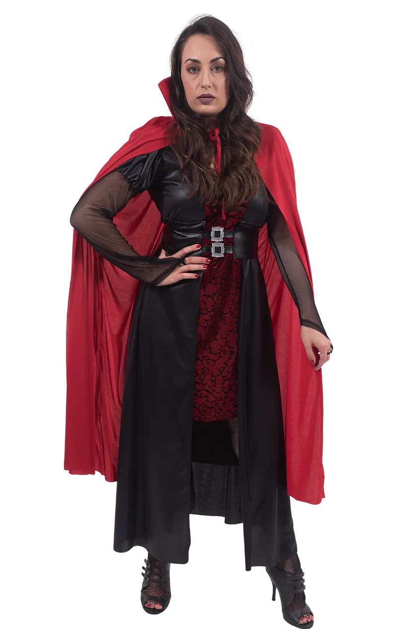 Adult Blood Red Vampire Cape