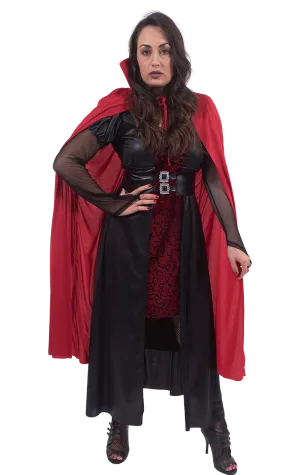 Adult Blood Red Vampire Cape