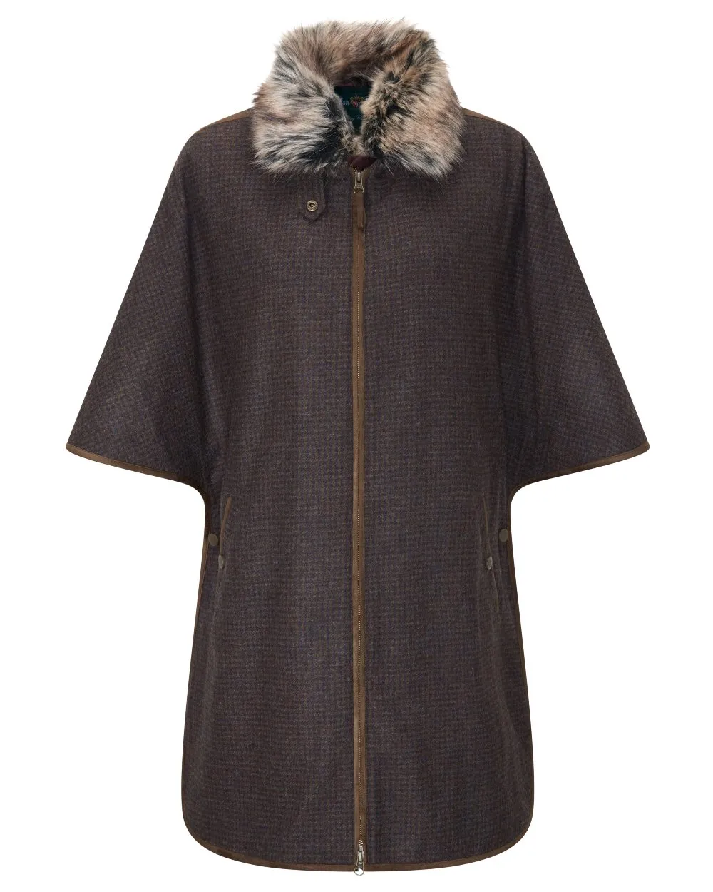 Alan Paine Womens Surrey Tweed Cape