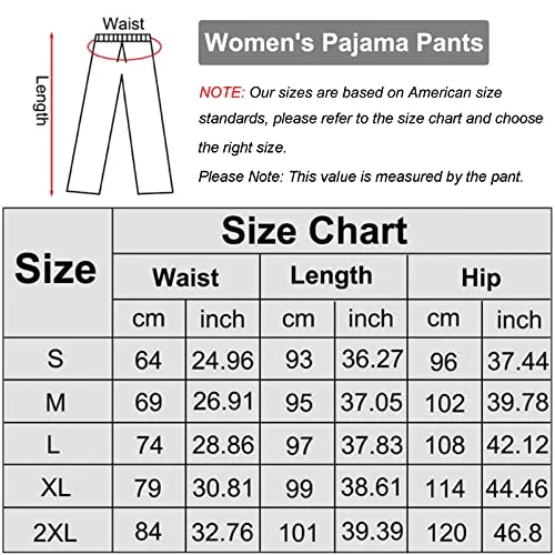 ALIMEIMEI Soft Cotton Womens Pajama Pants Elastic Waist Drawstring Lounge Bottoms Sleepwear Pant with Pockets (Black, S)