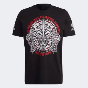 All Blacks Men's Maori Rugby Union Graphic T-Shirt by adidas