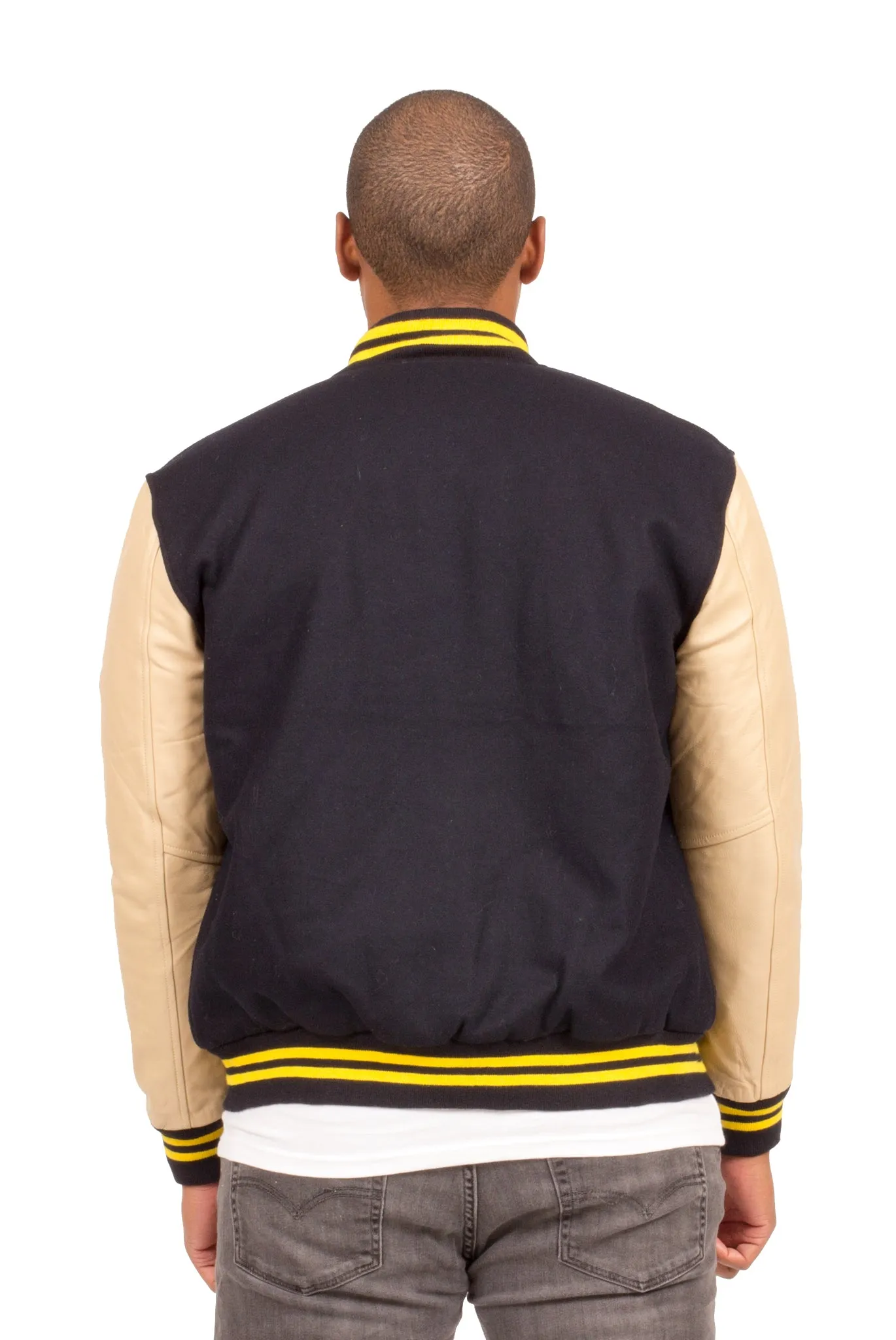 ALL CITY VARSITY JACKET IN NAVY BLUE