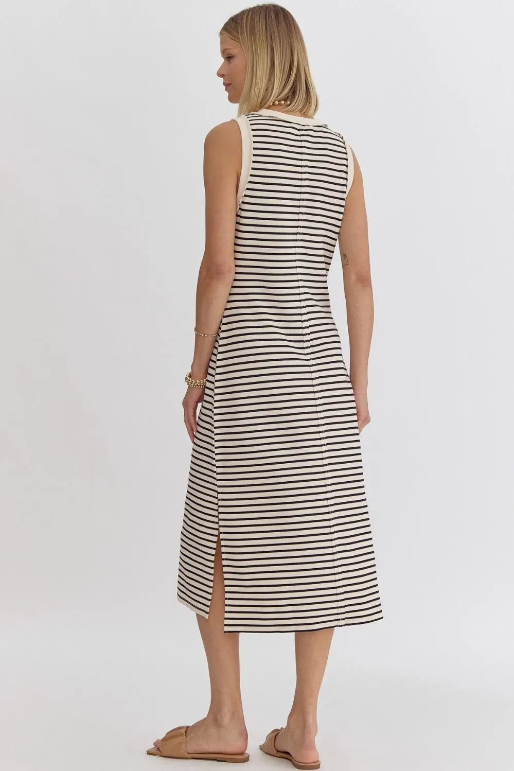 All the Small Things Stripe Midi Dress