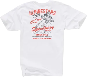 ALPINESTARS Speedway T-Shirt - White - XL 12137260020XL