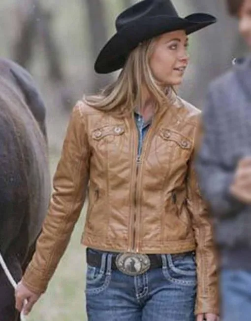 Amber Marshall Brown Jacket