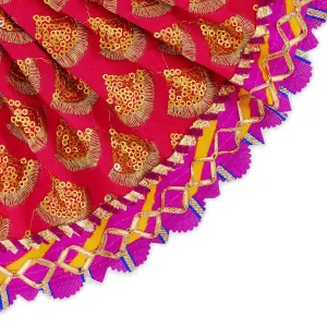 Amman Pavadai - 6 x 11 Inches | Fancy Mata Dress/ Devi Vastra/ Mata Poshak for Deity/ Assorted Colour