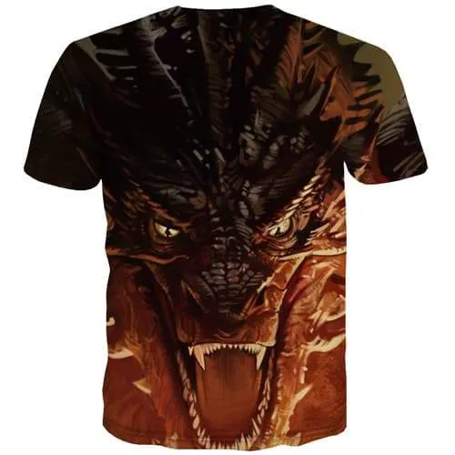 Animal T-shirt Men Anime Tshirts Casual War T-shirts Graphic Terror Tshirt Printed Gothic Tshirt Anime Short Sleeve summer Men