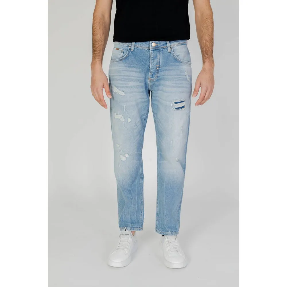 Antony Morato Light Blue Cotton Jeans & Pant