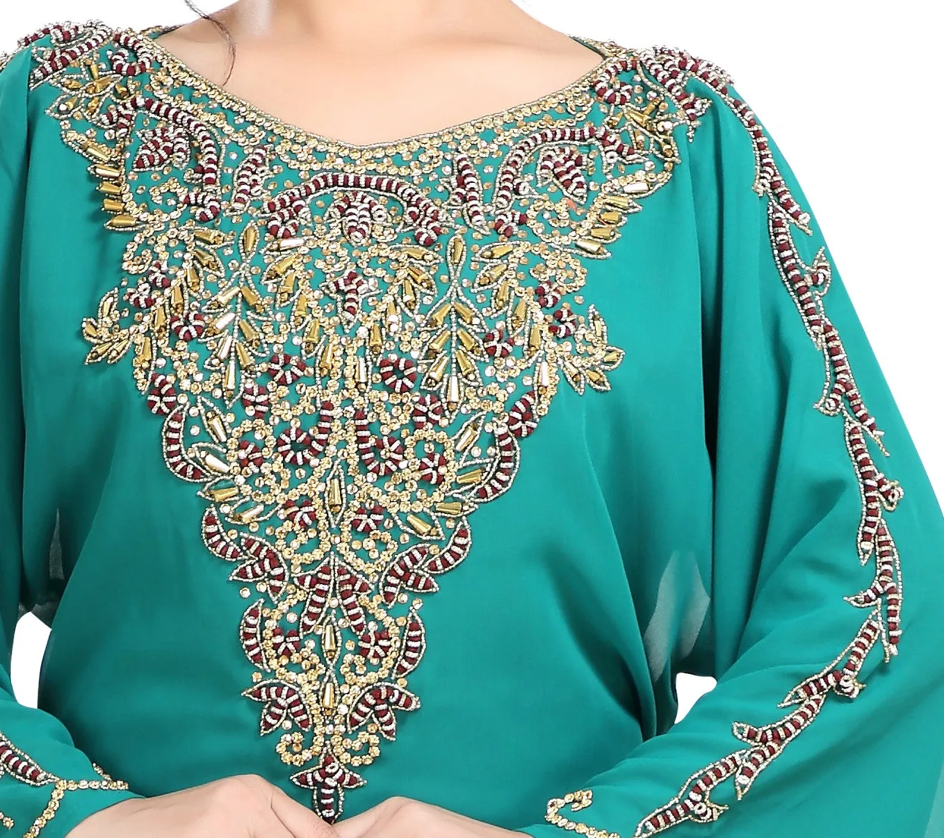 Arabian Caftan Dress Jalabiya Boho