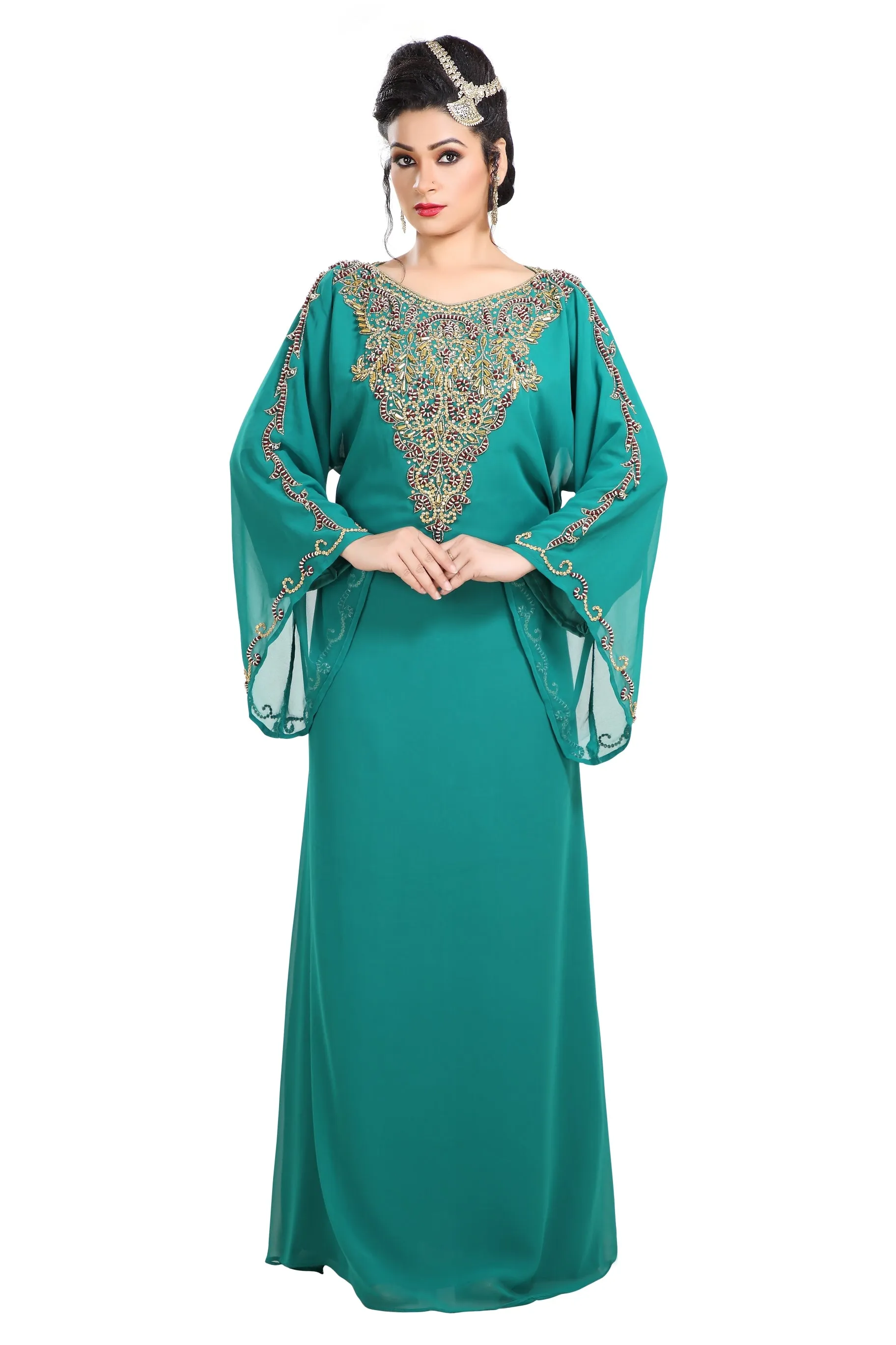 Arabian Caftan Dress Jalabiya Boho