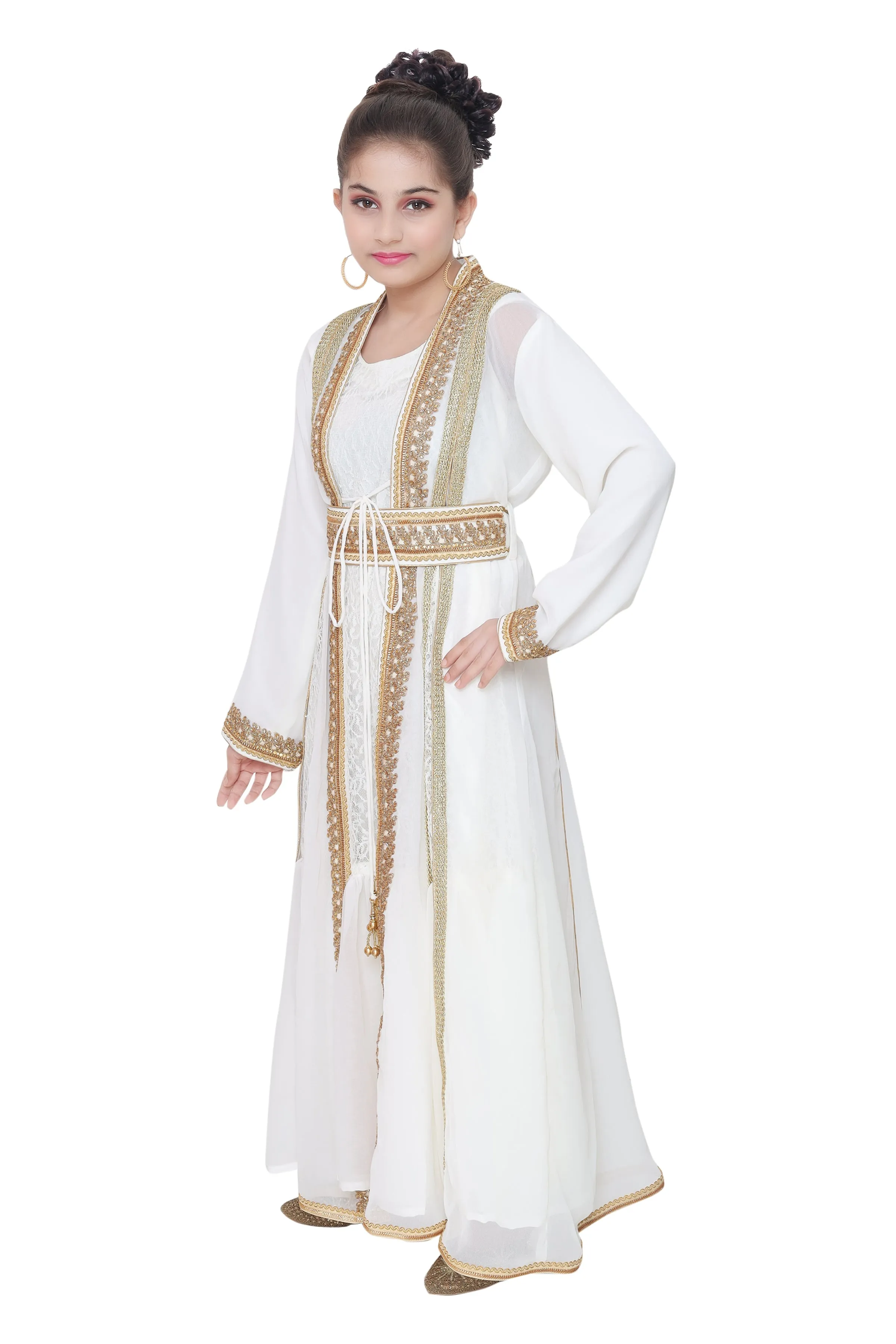 Arabian Cardigan Gown For Kids