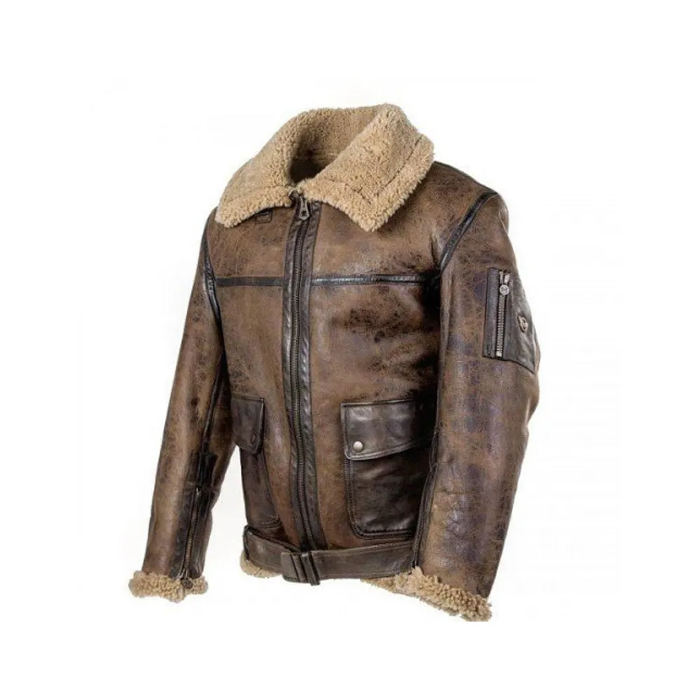 Arnold Schwarzenegger B6 Shearling Brown Jacket