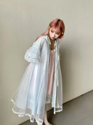 [August Unicorn] The Dream - Silk handmade vintage outer dress gown