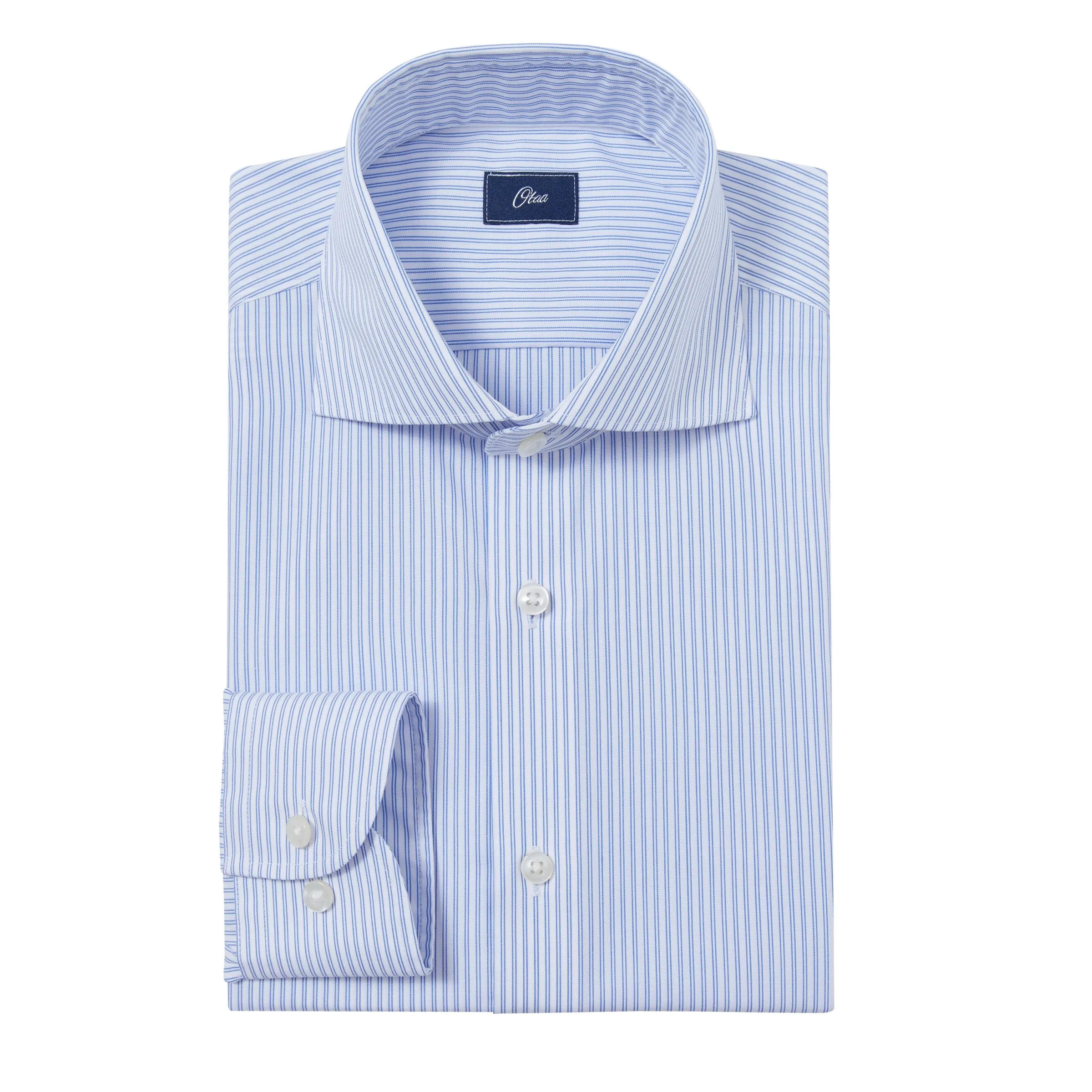 Bacci Blue Stripe Poplin Shirt