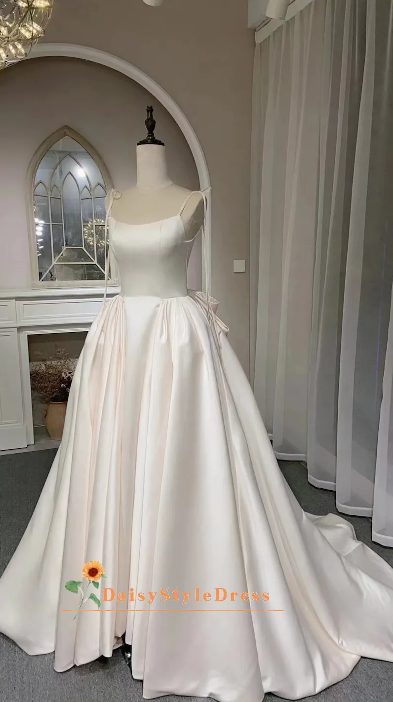 Ball Gown Square Neckline Wedding Dress