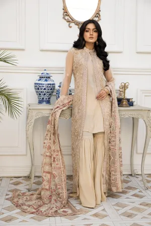 Beautiful Pakistani Gown Dress with Gharara #PF495