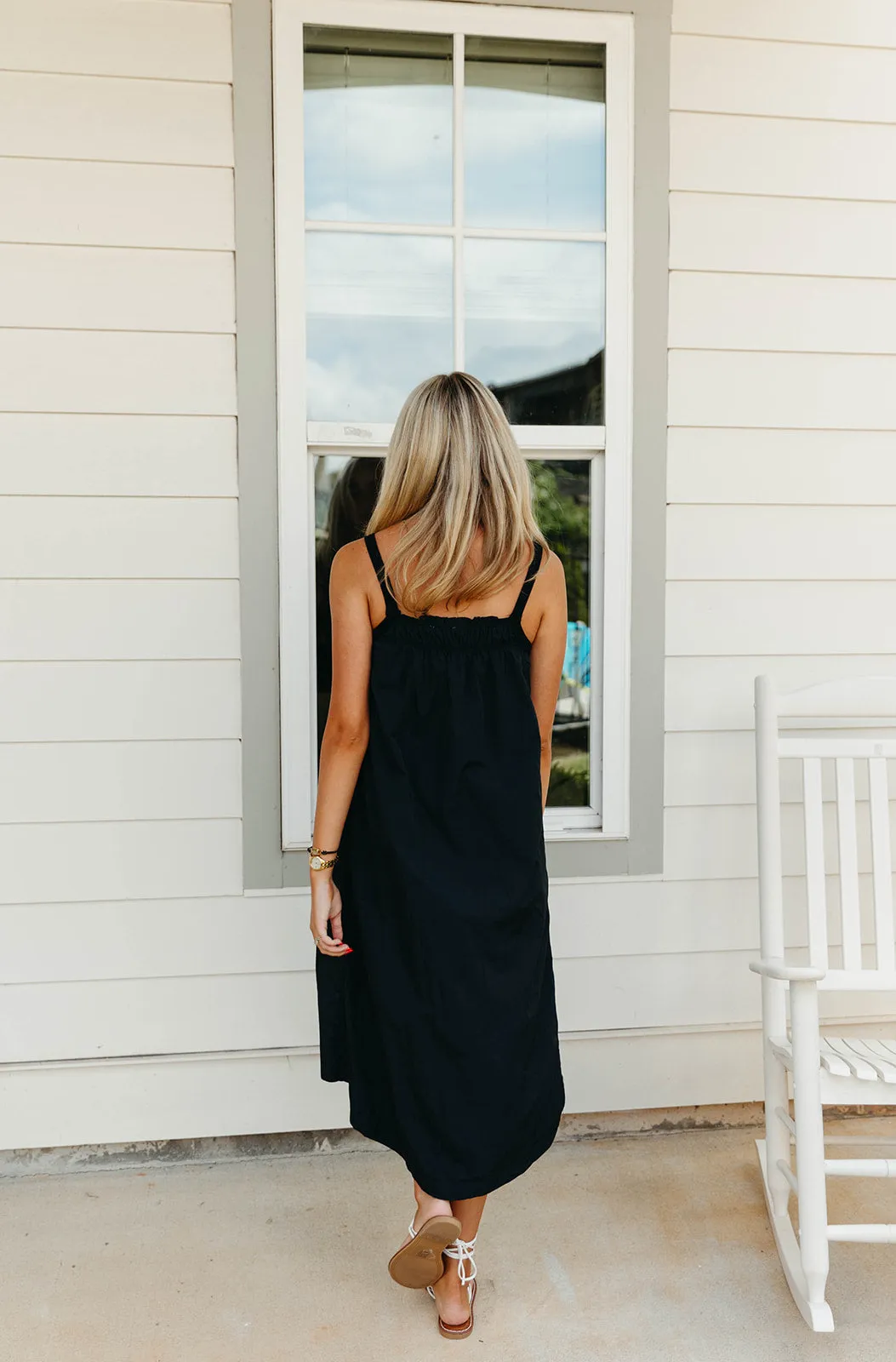 Beck Midi Dress - Black