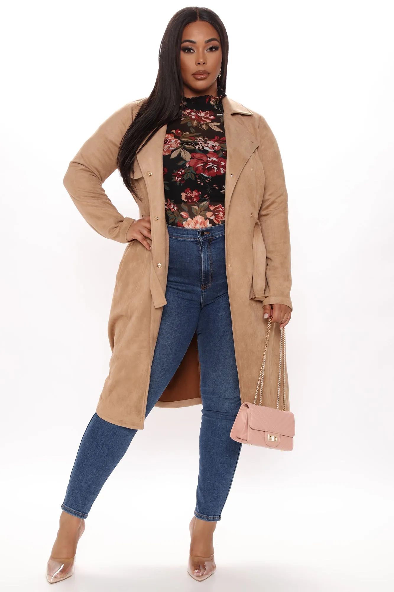 Belt Your Heart Trench Coat - Camel