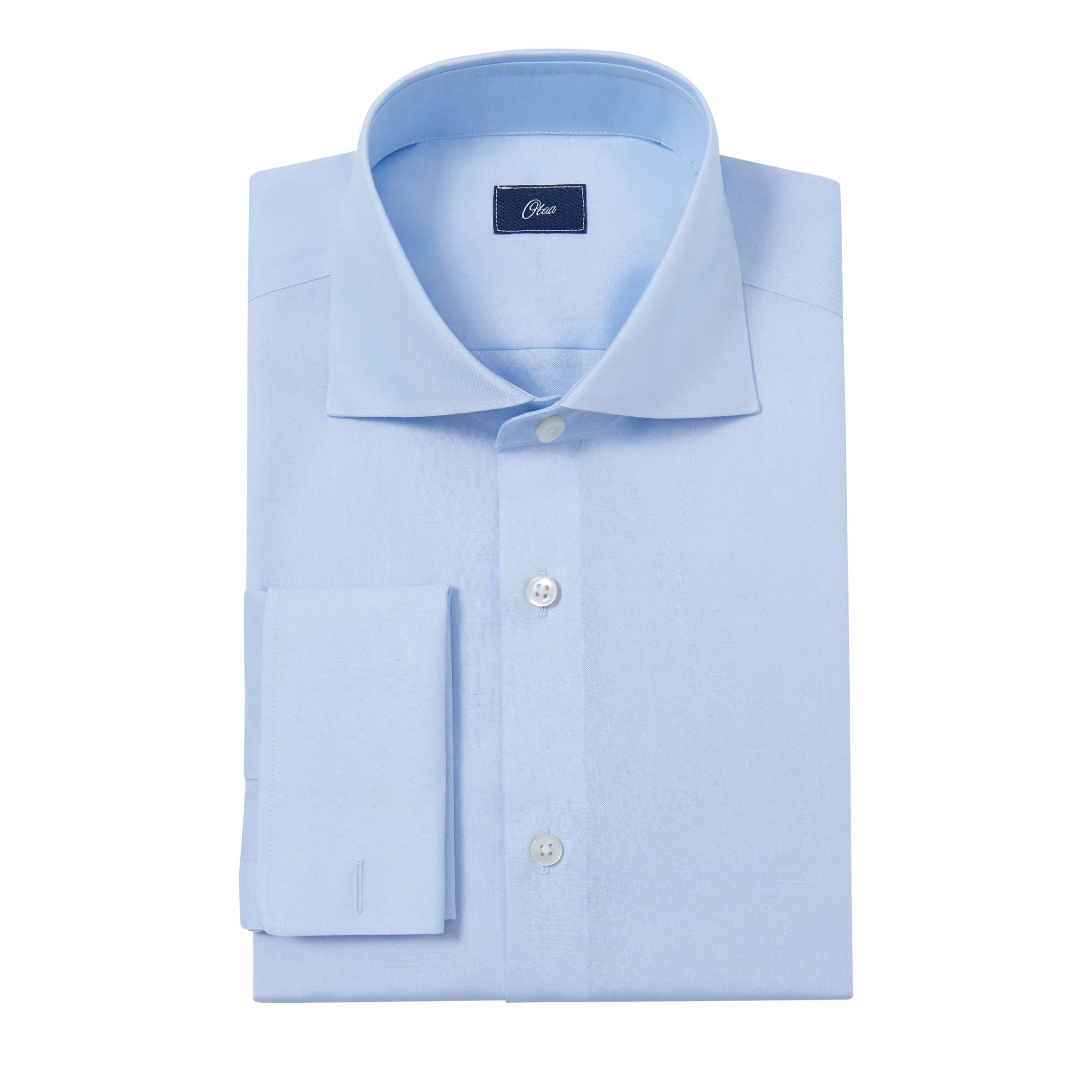 Beverly Blue Oxford French Cuff Shirt