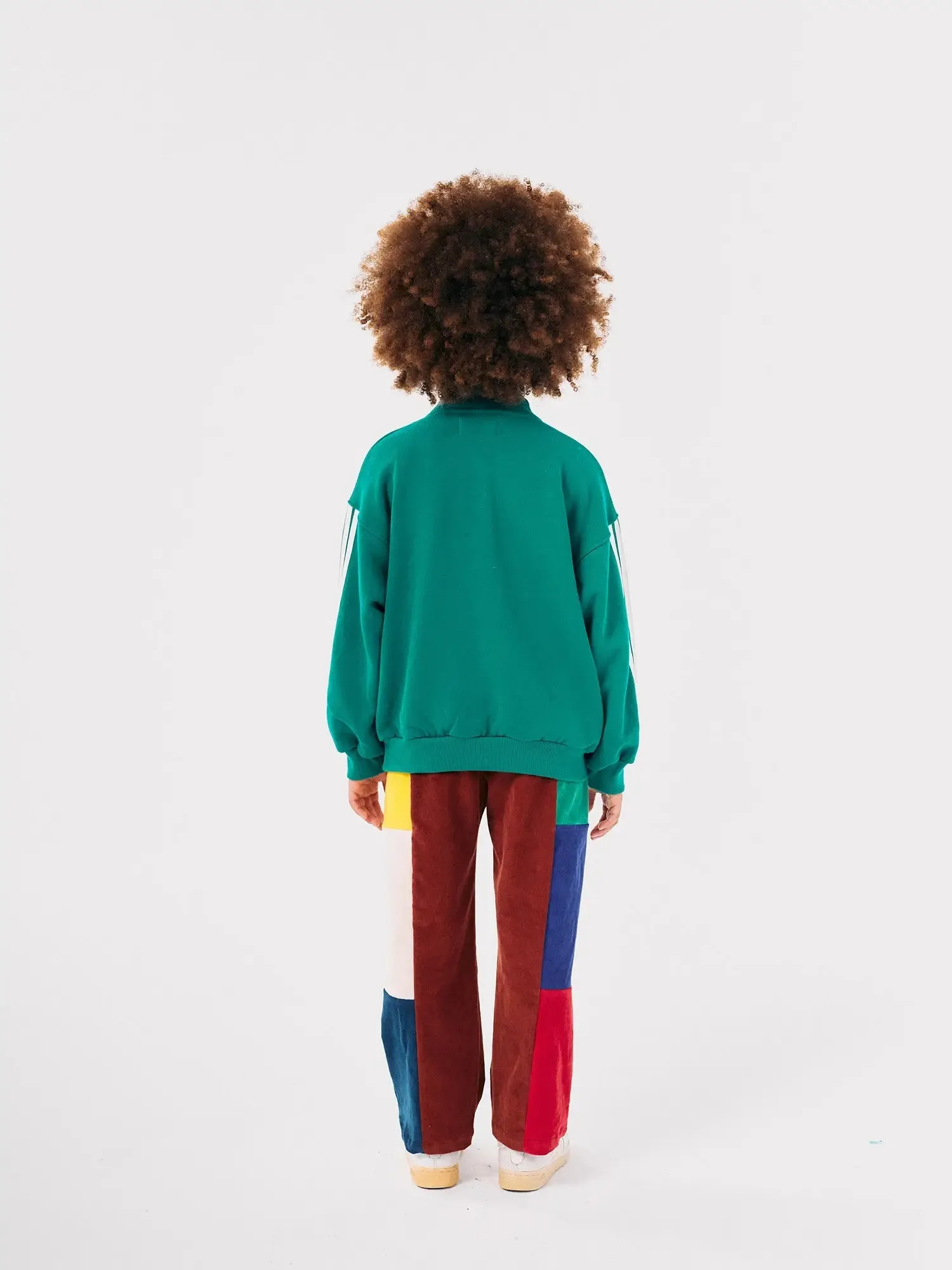 Bobo Choses color block corduroy straight pants