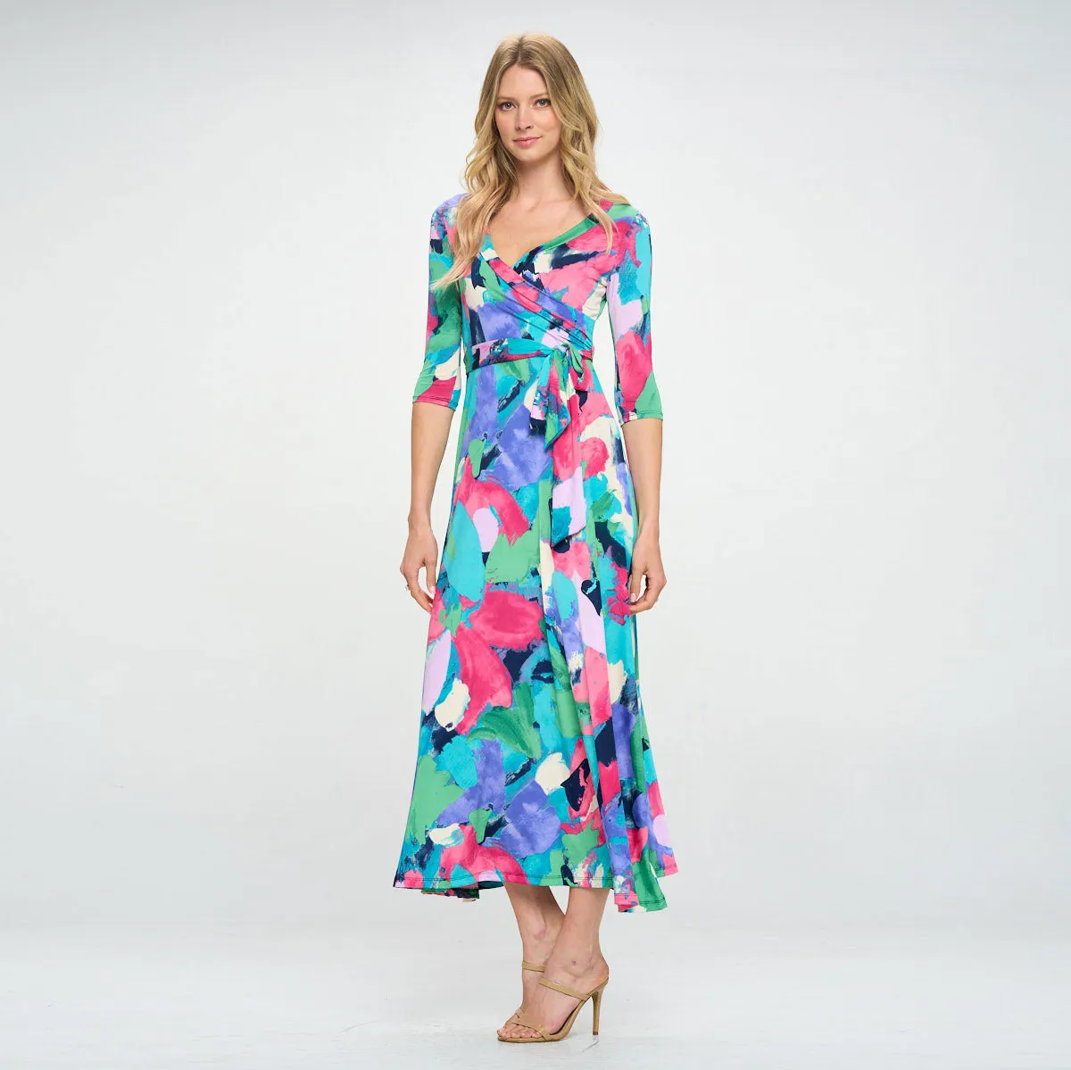 Bold Summer Venechia Maxi Wrap Dress