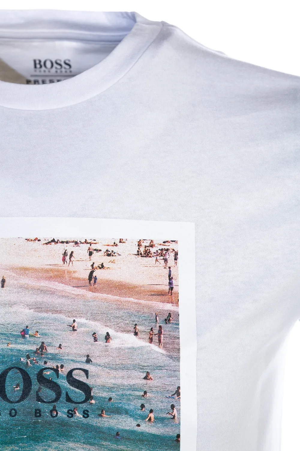 BOSS Tsummer 4 T Shirt in White