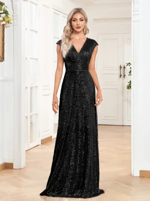 Bright Night Sequins Women's Prom Gown