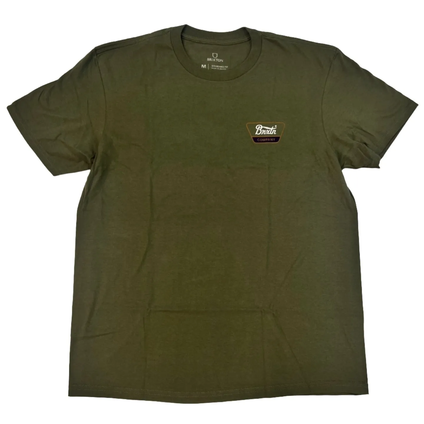 BRIXTON Linwood S/S Standard T-Shirt - Olive