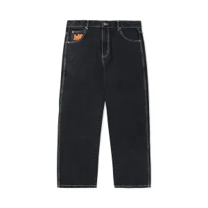 Butter Goods Tour Denim Jeans - Flat Black