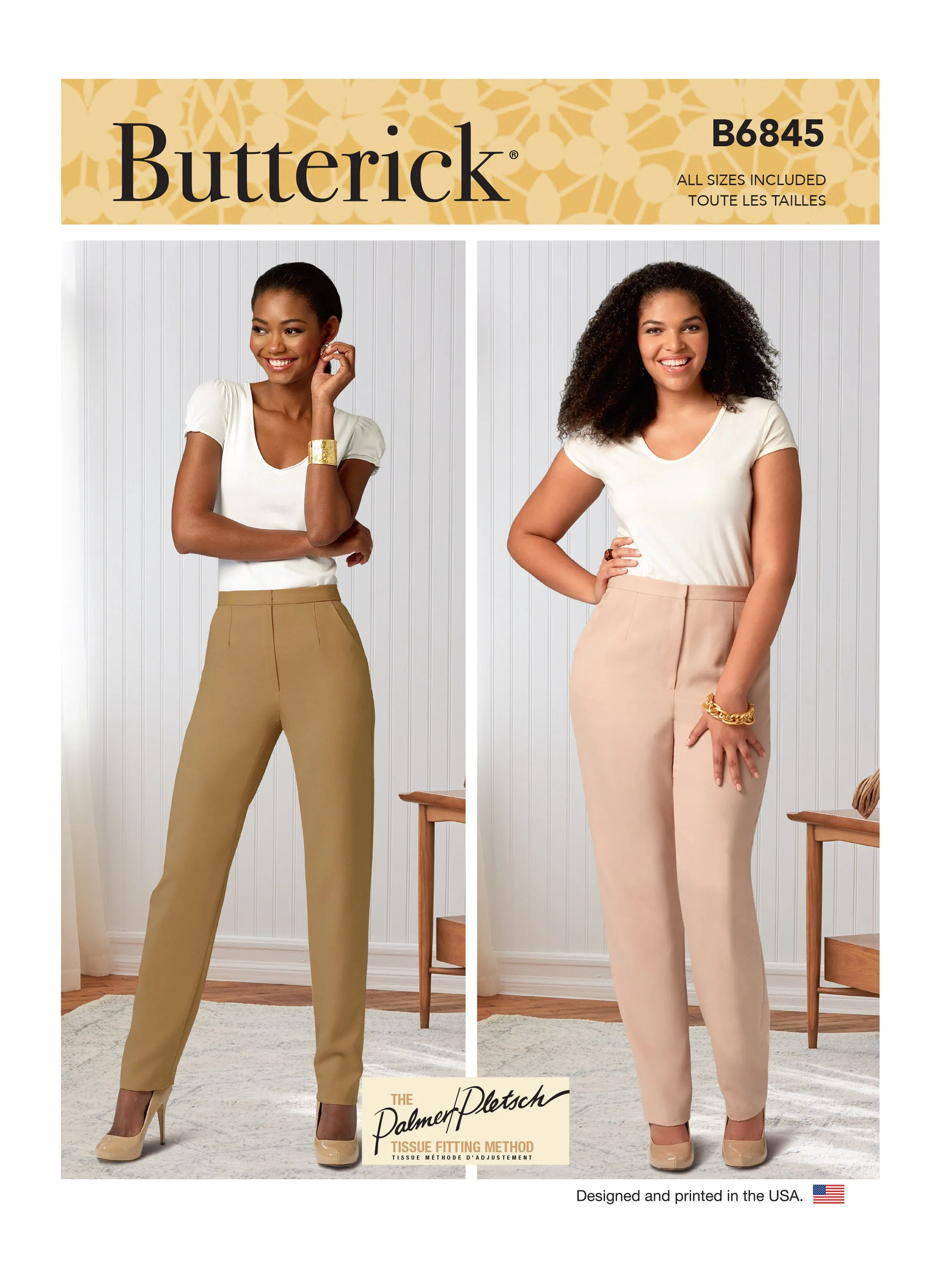 Butterick Pattern B6845 Misses'  &  Women's Tapered Pants