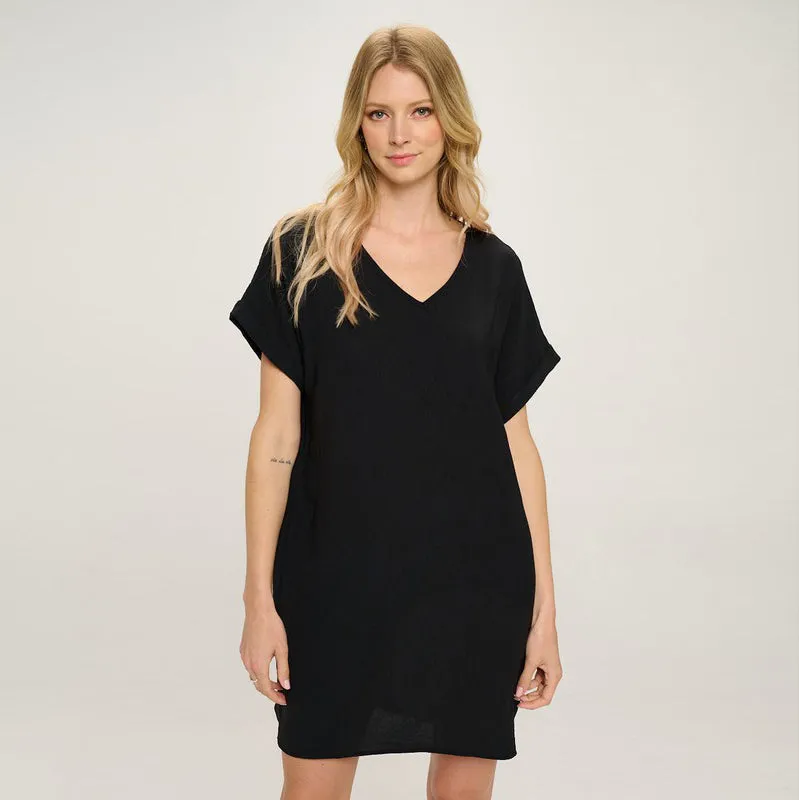 Carefree Pocket T-Dress