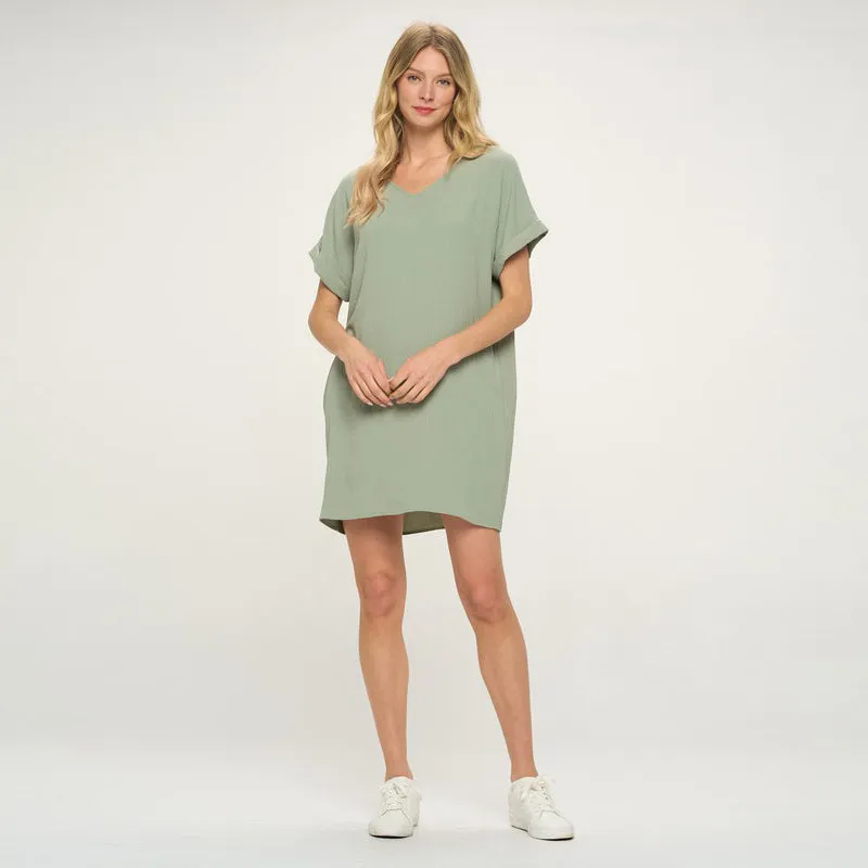 Carefree Pocket T-Dress