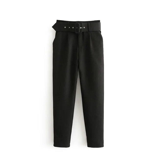 Casual High Waist Women's Pant