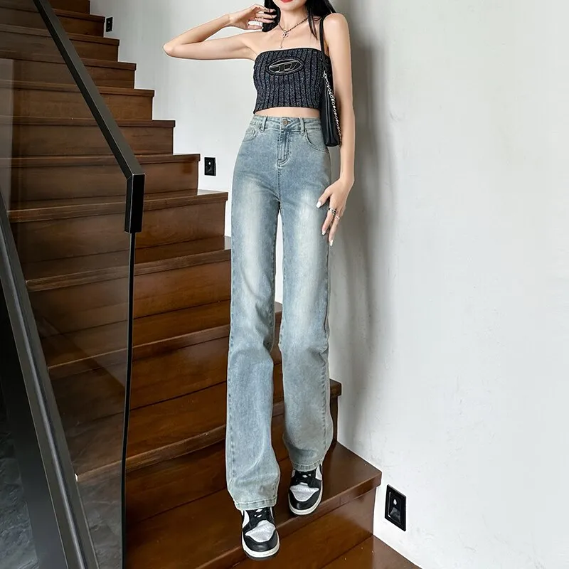 Chic Streetwear High Waist Boyfriend Jeans