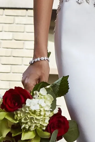 Chiesa Floral Inspired Bridal Bracelet