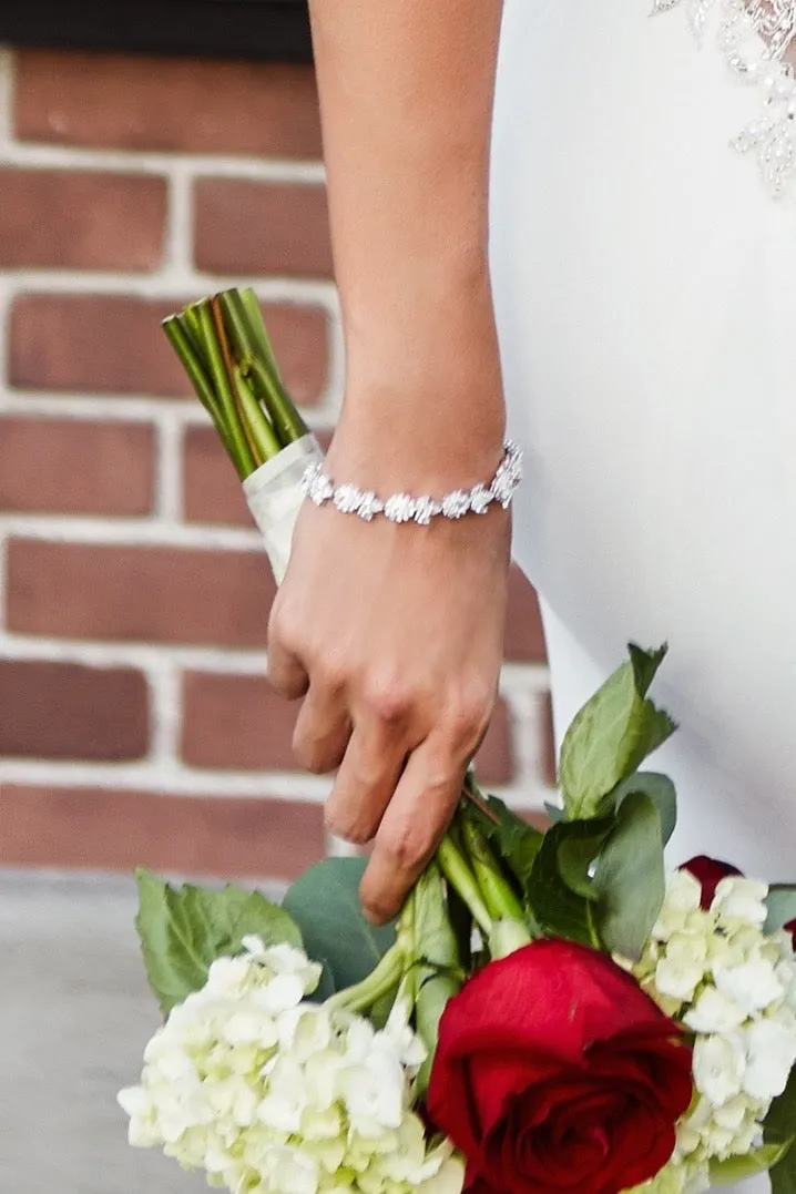 Chiesa Floral Inspired Bridal Bracelet