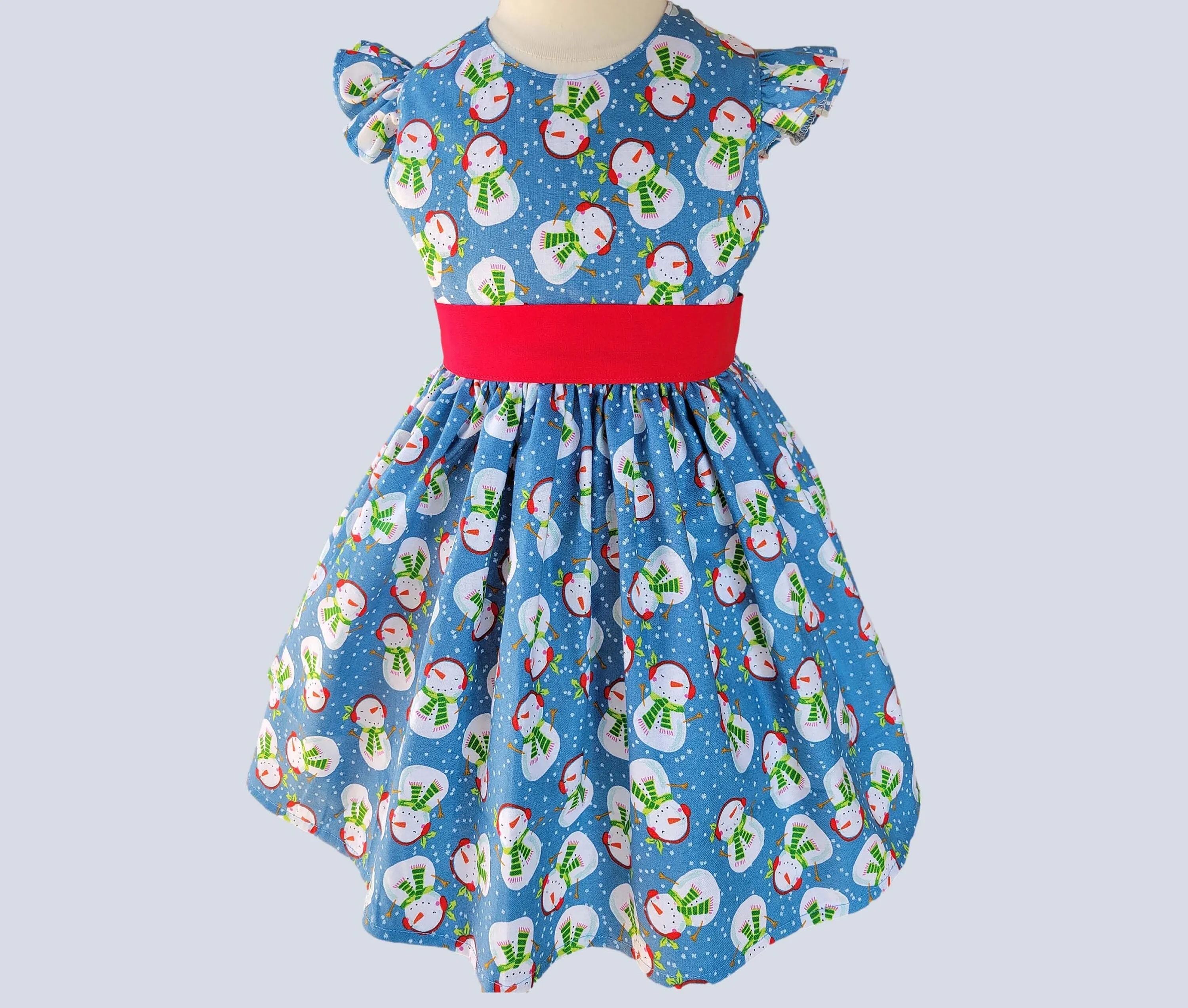 Christmas Dress Frosty fabric Christmas Frosty Girls Dress, Toddler Christmas Outfit,  Holidays Girl Dress, Girls dress