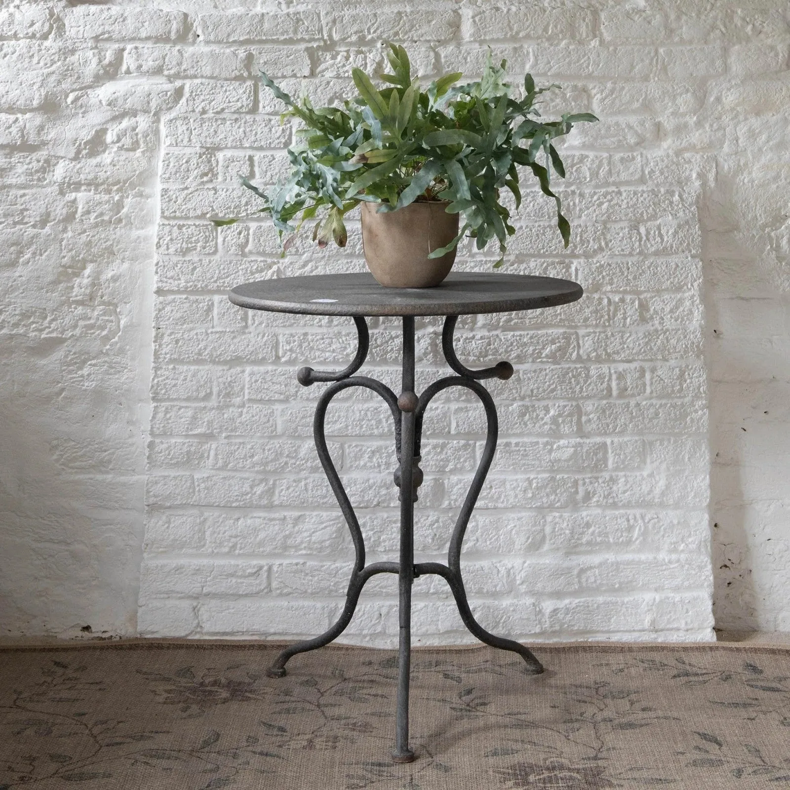 Clovelly Round Iron Side Table