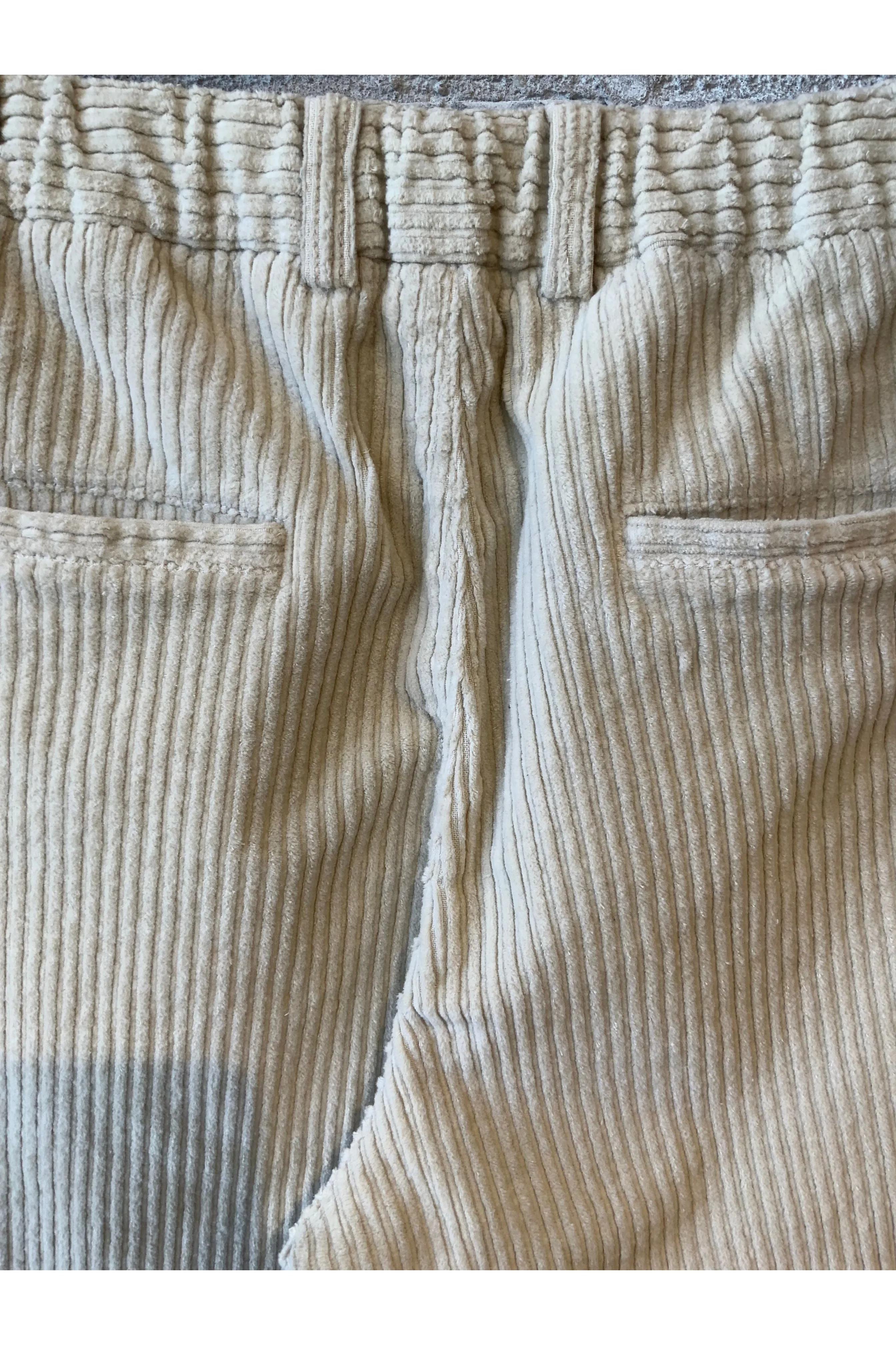 Corduroy Jogger - Beige