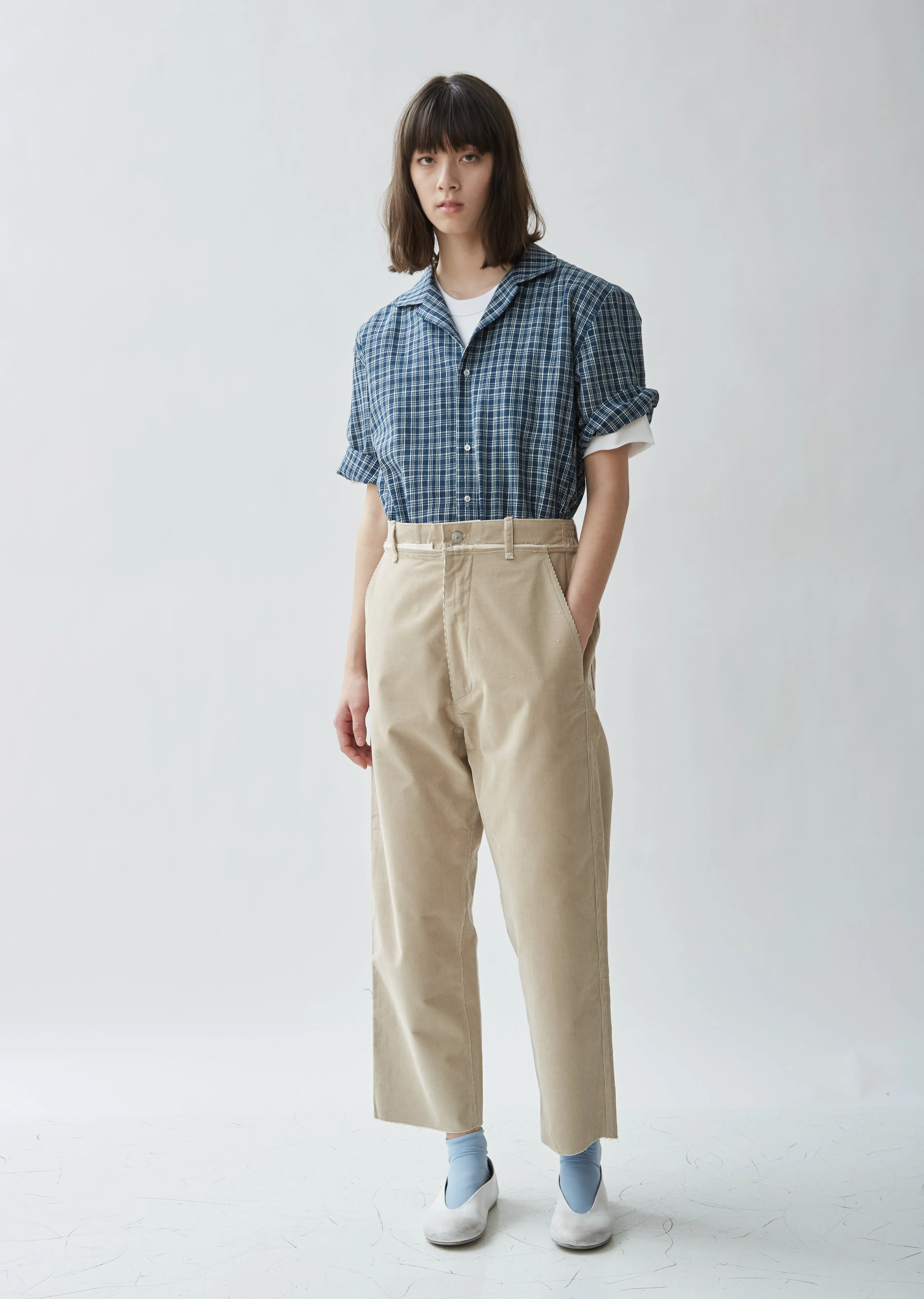 Cotton Corduroy Easy Pants