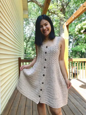 Crochet Dress Pattern PDF digital download & Video tutorial XS-XXL Make a beautiful handmade dress!, Summer crochet dress pattern,