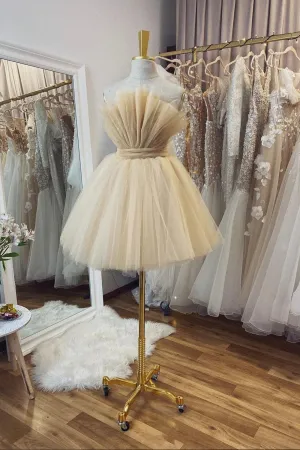 Cute Tulle Short Prom Dresses, A-Line Homecoming Party Dresses