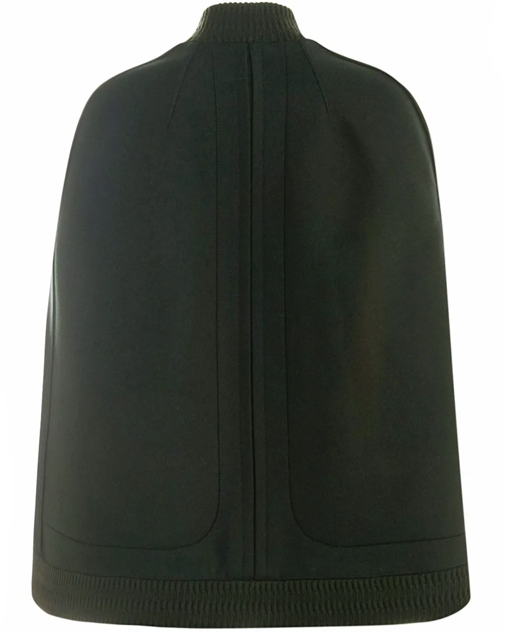 Dark Green Single Breasted Cape