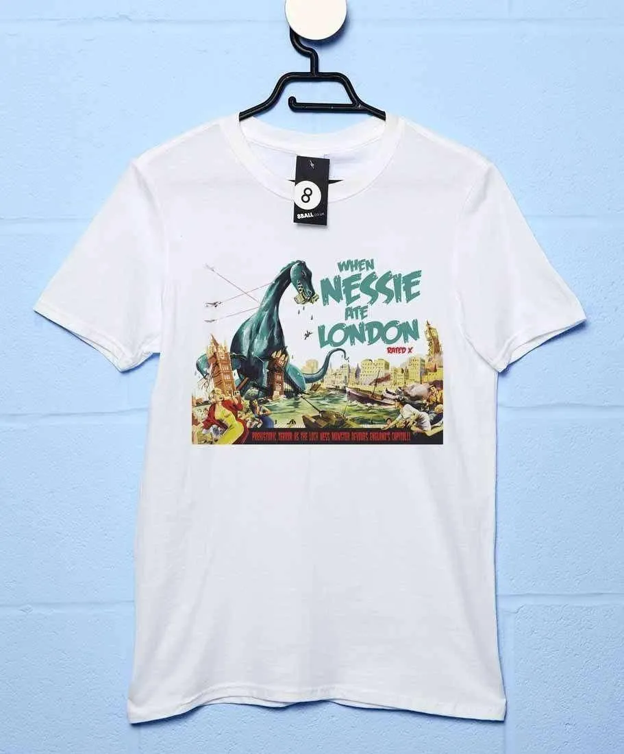 Deathray B Movie Nessie Ate London T-Shirt