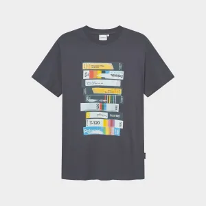 Dedicated T-shirt Stockholm Video Retro Charcoal